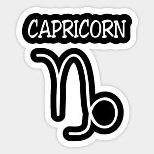 Capricorn Zodiac Sign Sticker